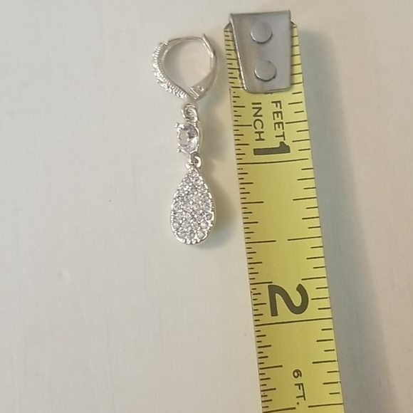 Givenchy Sparkly Drop Goldtone Earrings - Picture 4 of 6